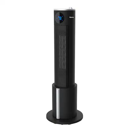 Front. Kenmore - 29" Tower Heater with Humidifier - Black.