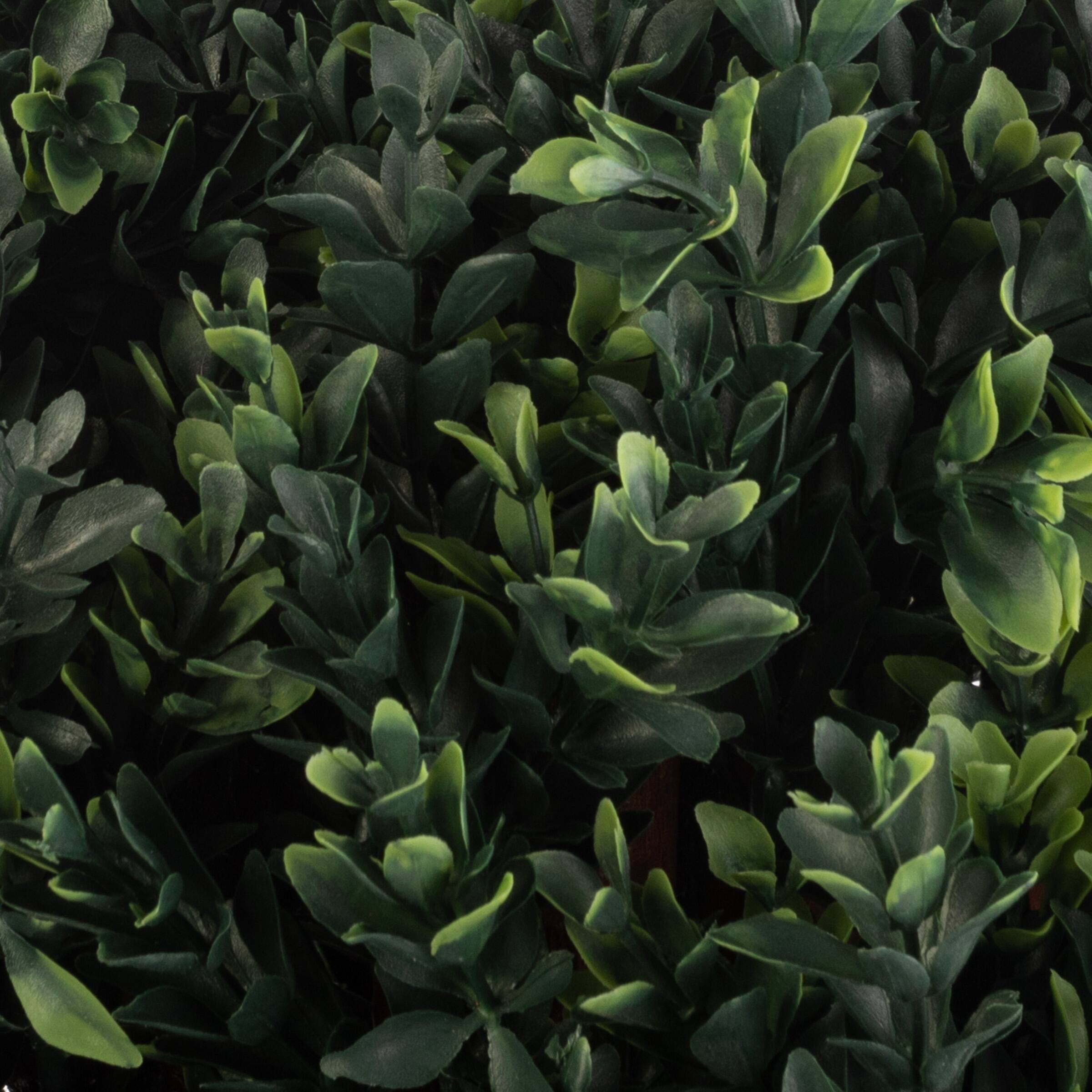 Left. Pure Garden - 5FT Hedyotis Artificial Tree in Pot - Green, Brown, Black.