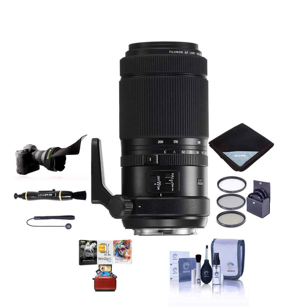 Bundle - Fujifilm - FUJI* GF 100-200 F/5.6 R LM OIS WR LENS