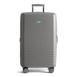 Bagsmart - Getaway 26" Check-In Checked Luggage, Expandable Hardside Suitcase with Built-in Weight Indicator & Spinner Wheels - Dark Charcoal Gray