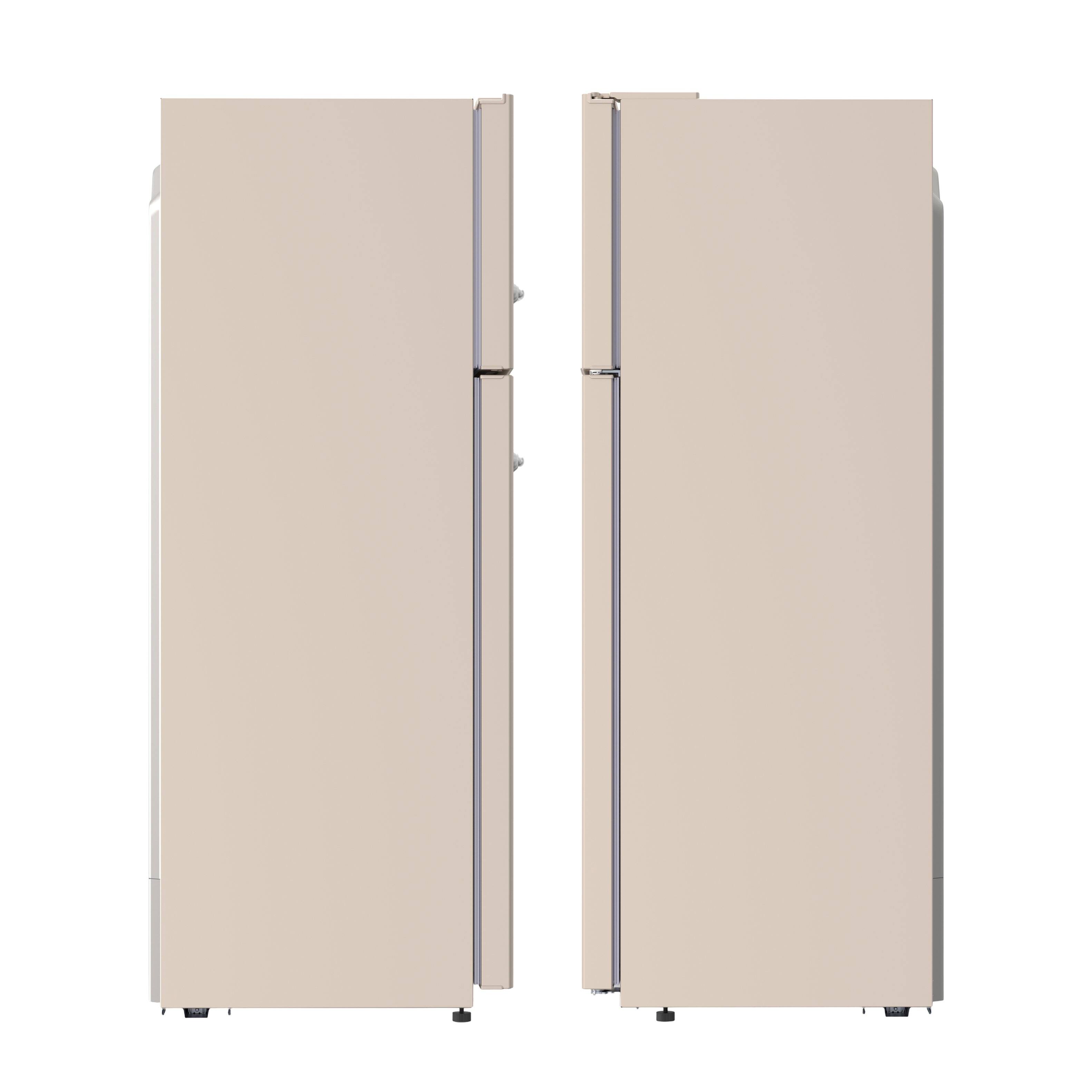 Alt View 9. Conserv - Conserv 30in RETRO Refrigerator 18cf Top Mount FACTORY INSTALLED ICE MAKER 110V Handle - Cream.