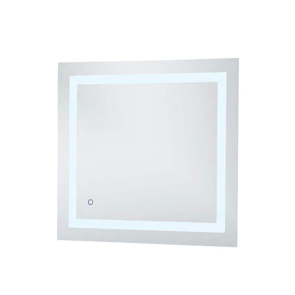 Elegant Decor - Helios 27in x 30in Hardwired LED mirror - Silver price history on PriceWatchPro