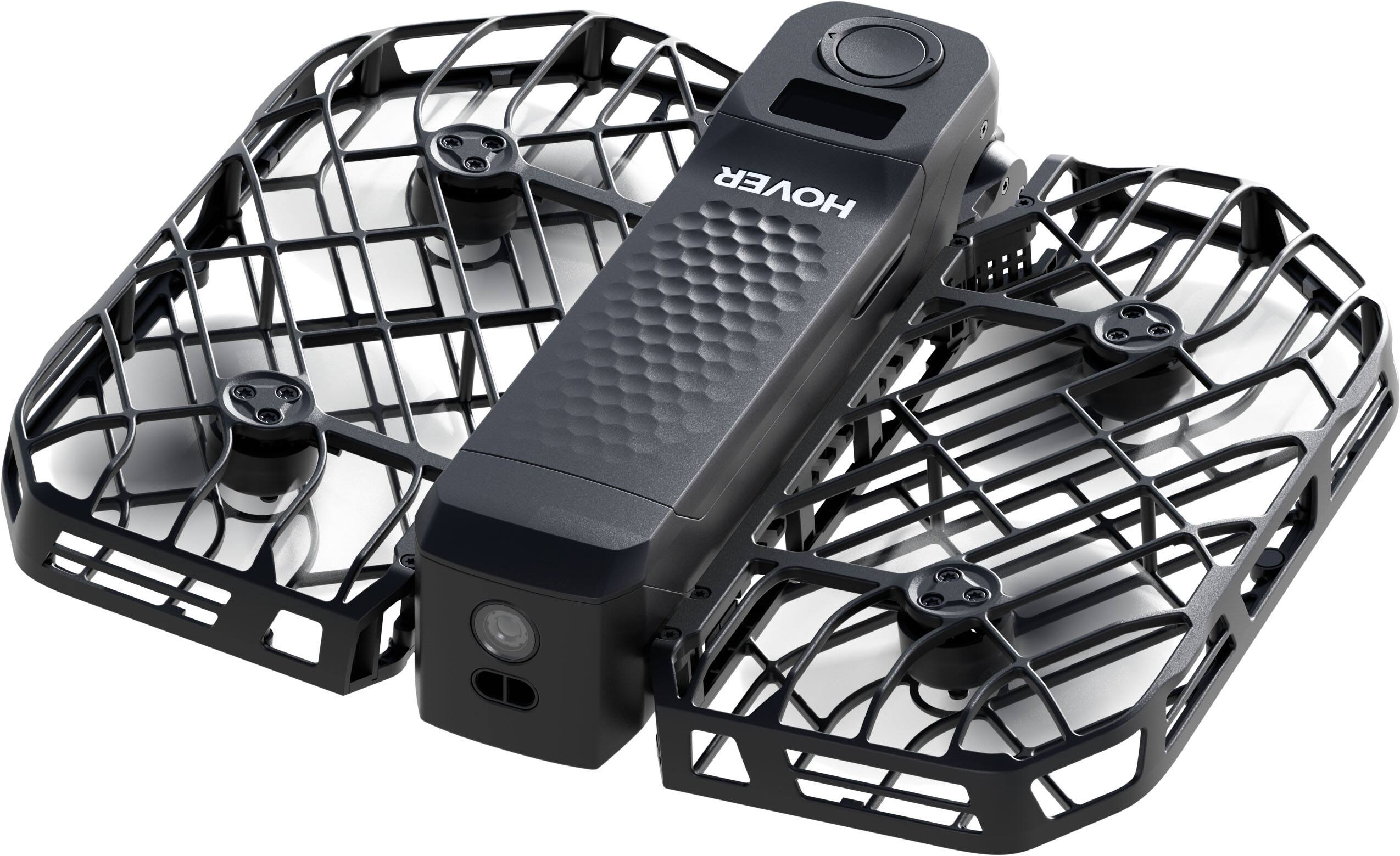 Left. HOVERAir - HOVERAir X1 PRO Retail Combo - Black.