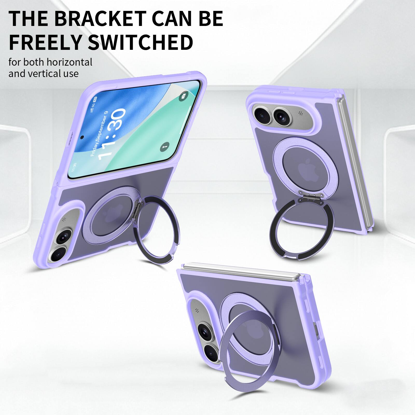 Dteck Magnetic Case for Apple iPhone Duo, Shockproof Rugged Translucent ...
