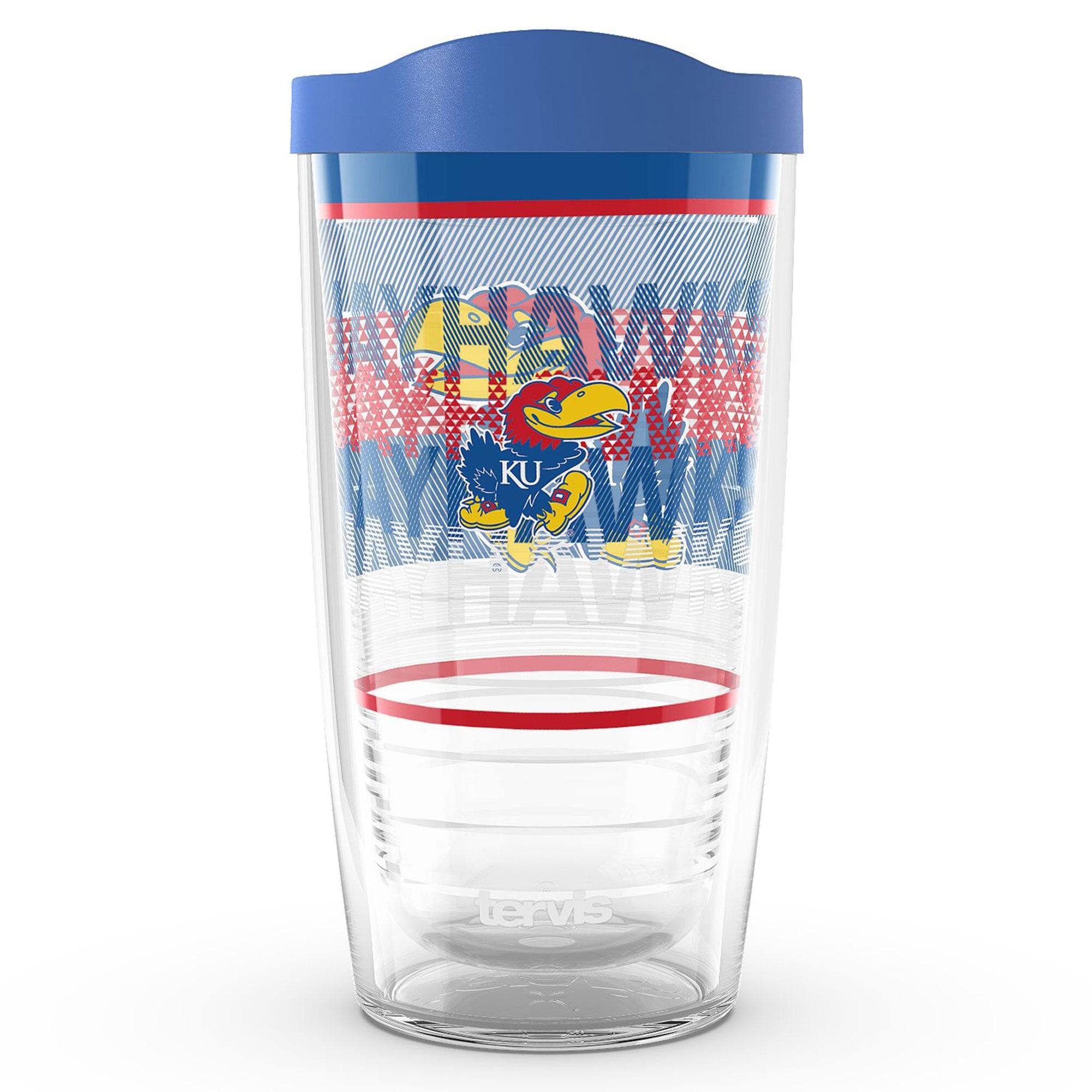 Front. Tervis - Kansas Jayhawks 16oz. Competitor Classic Tumbler - Multicolor.