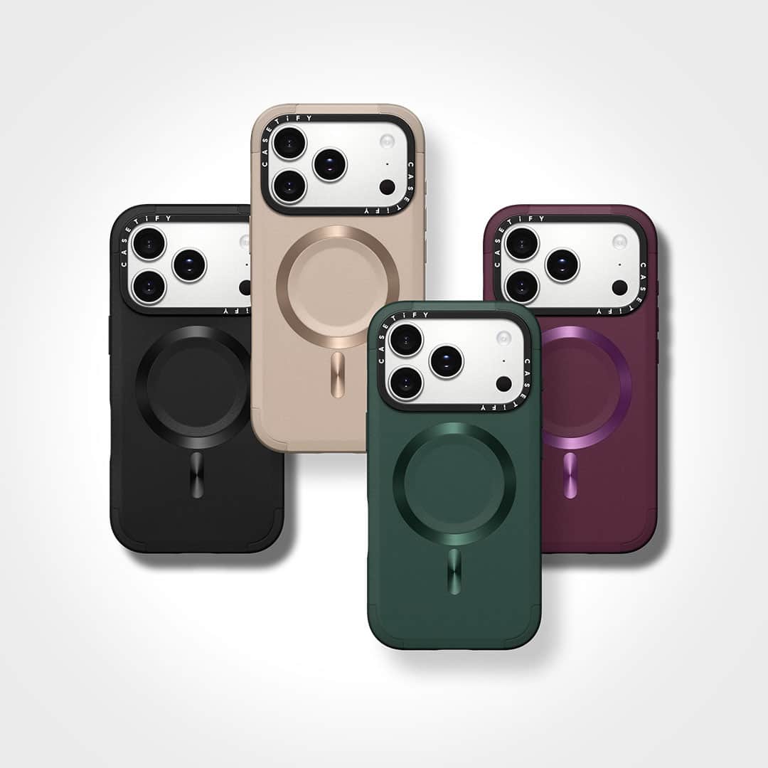 CASETiFY フォース iPhone 17 Pro ケース CASETiFY Apple iPhone 17 Pro Force Case Black CTF-34740051