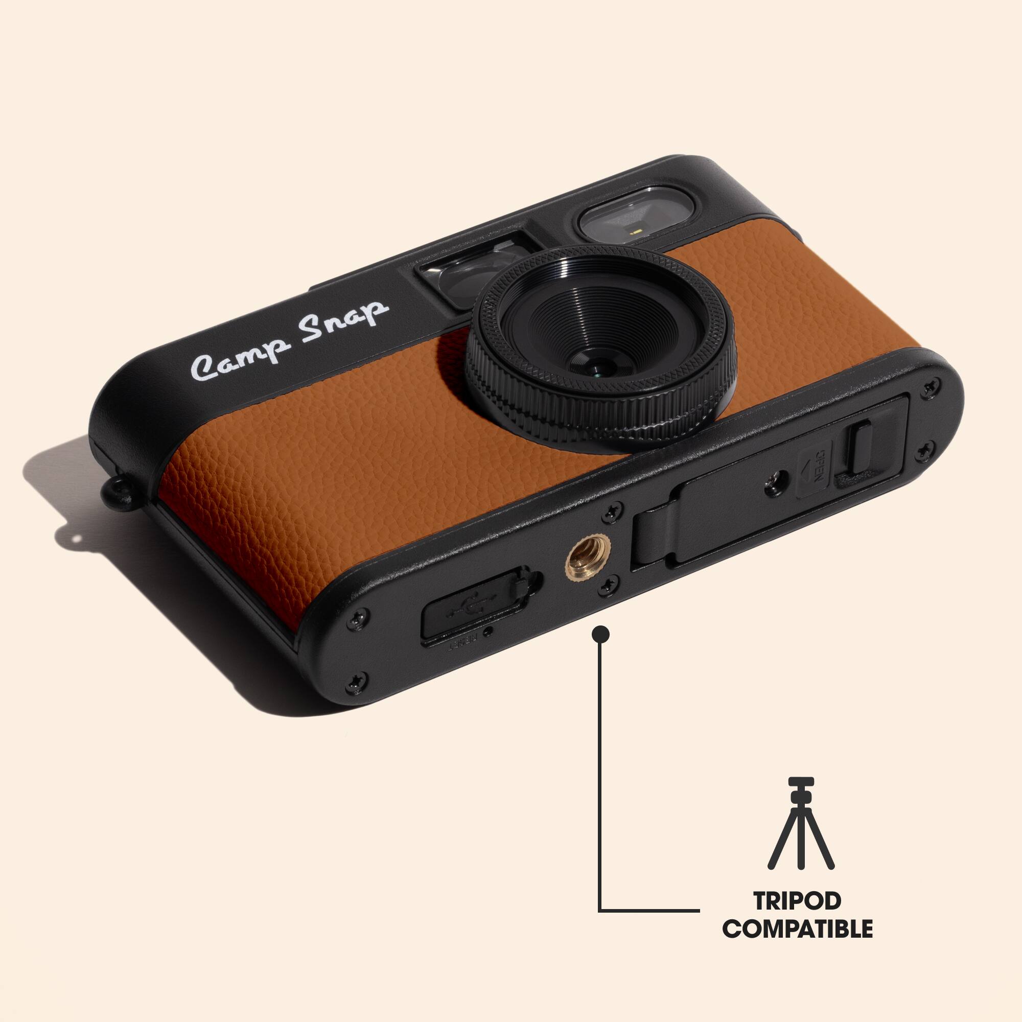 Camp Snap  
OPEN  
LOW  
TRIPOD COMPATIBLE