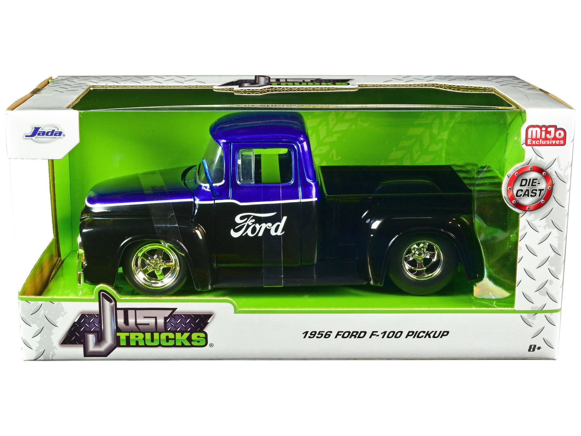Jada MiJo Exclusives A Ford DIE- CAST UST. TRUCKS 1956 FORD F-100 PICKUP 8+