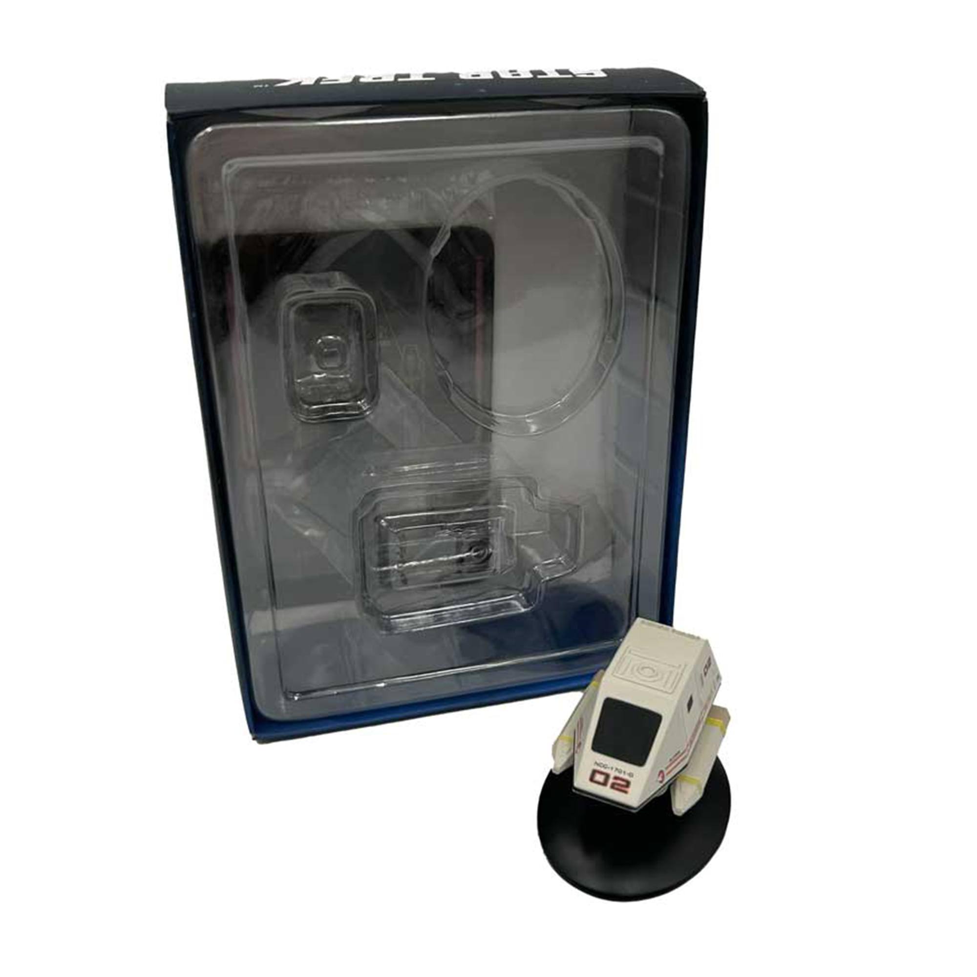 Alt View 2. Eaglemoss - Eaglemoss Star Trek Starships Replica Shuttlecraft Type 15 Aldrin NCC-1701-D 02 - White.