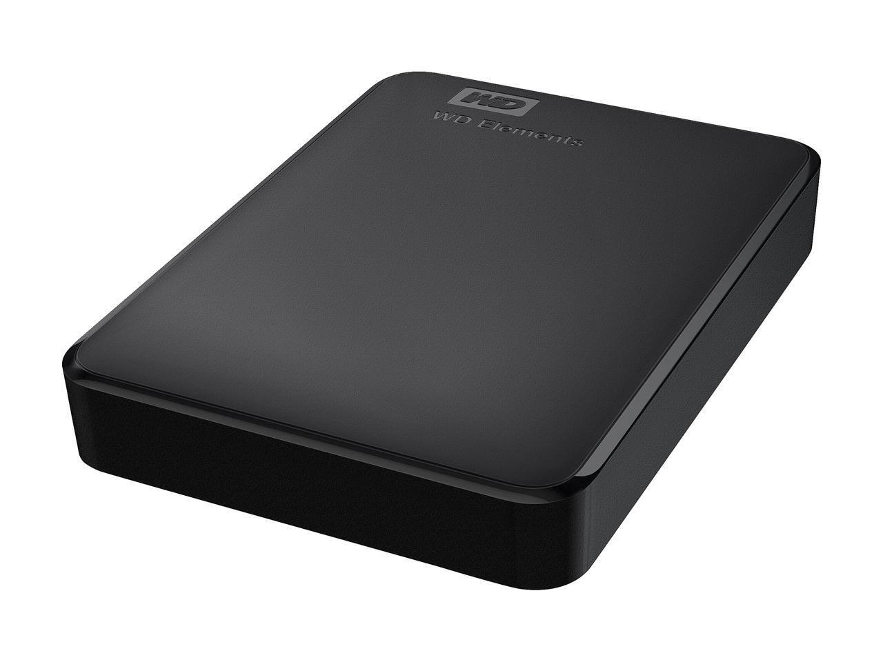 Alt View 2. Western Digital - WD 4TB Elements USB 3.0 2.5" Portable External Hard Drive WDBU6Y0040BBK-WESN Black - Black.
