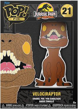 Funko - POP! PINS MOVIES: JURASSIC PARK - Velociraptor (Styles May Vary) - APPAREL - Multicolor