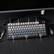 Alt View 6. AULA - F75 Max 81-Key Wireless Mechanical Gaming Keyboard, RGB, Tri-Mode, Hot-Swappable, Knob, Smart Screen, Compact 75% - Gradient Grey Side-Engraved Keycaps.