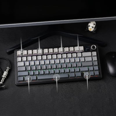 AULA F75 Max, 81 Key, Wireless, Hot Swappable, Mechanical Gaming AULA F75 Max, 81 Key, Wireless, Hot Swappable, Mechanical Gaming