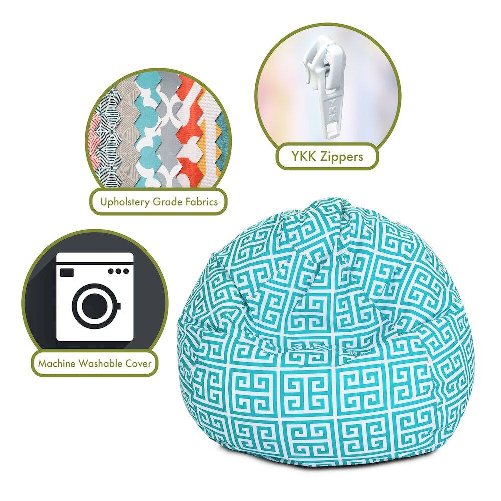 - Upholstery Grade Fabrics
- YKK Zippers
- Machine Washable Cover