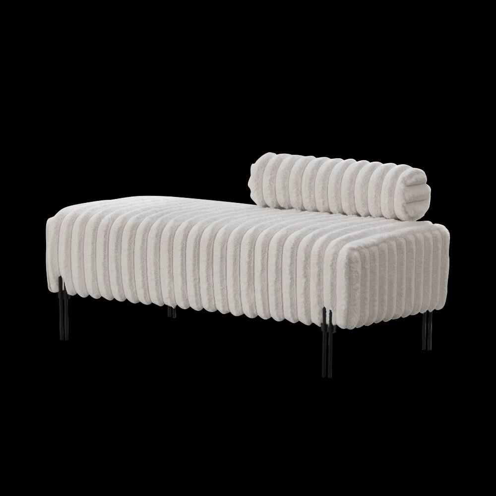 Left. Ropilly - Ropilly Mini Loveseat End of Bed Bench Small Sofa with Adjustable Back Upholstered Window Ottoman Entryway Seating Beige - Beige.