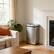 Alt View 3. Innovaze - 16 Gallon Stainless Steel Rectangular Motion Sensor Trash Can with Removable and Portable Design - Silver.