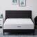 Front. Lucid Comfort Collection - 12-inch Med-Plush Gel Memory Foam Mattress - Queen - White.