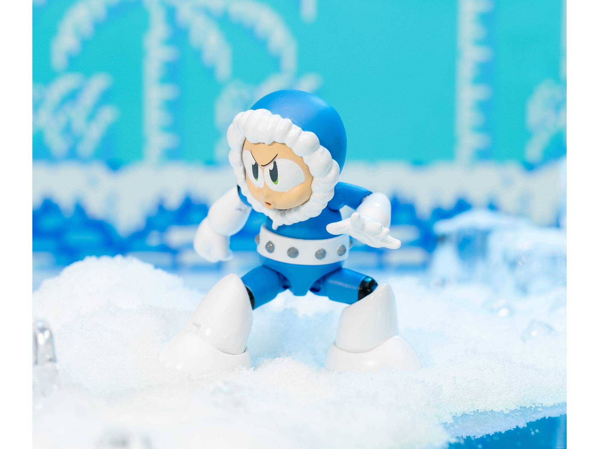 Alt View 3. Jada Toys - Jada Toys - Mega Man - Ice Man 4.5" Action Figure   - Collectibles - Multicolor.