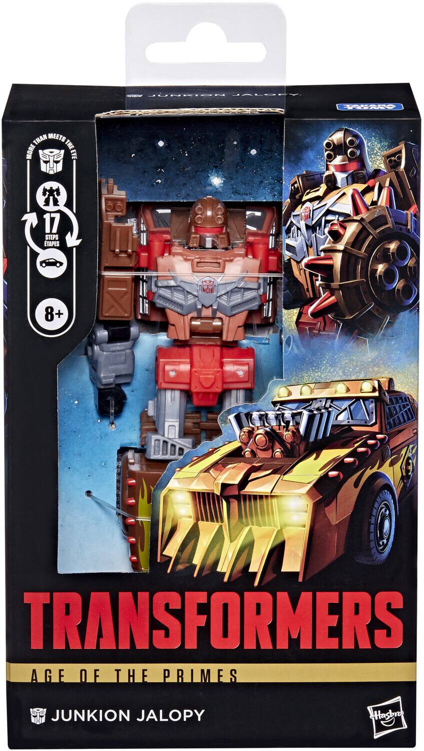 - Transformers Age of the Primes Junkion Jalopy
- 17 Steps
- 8+