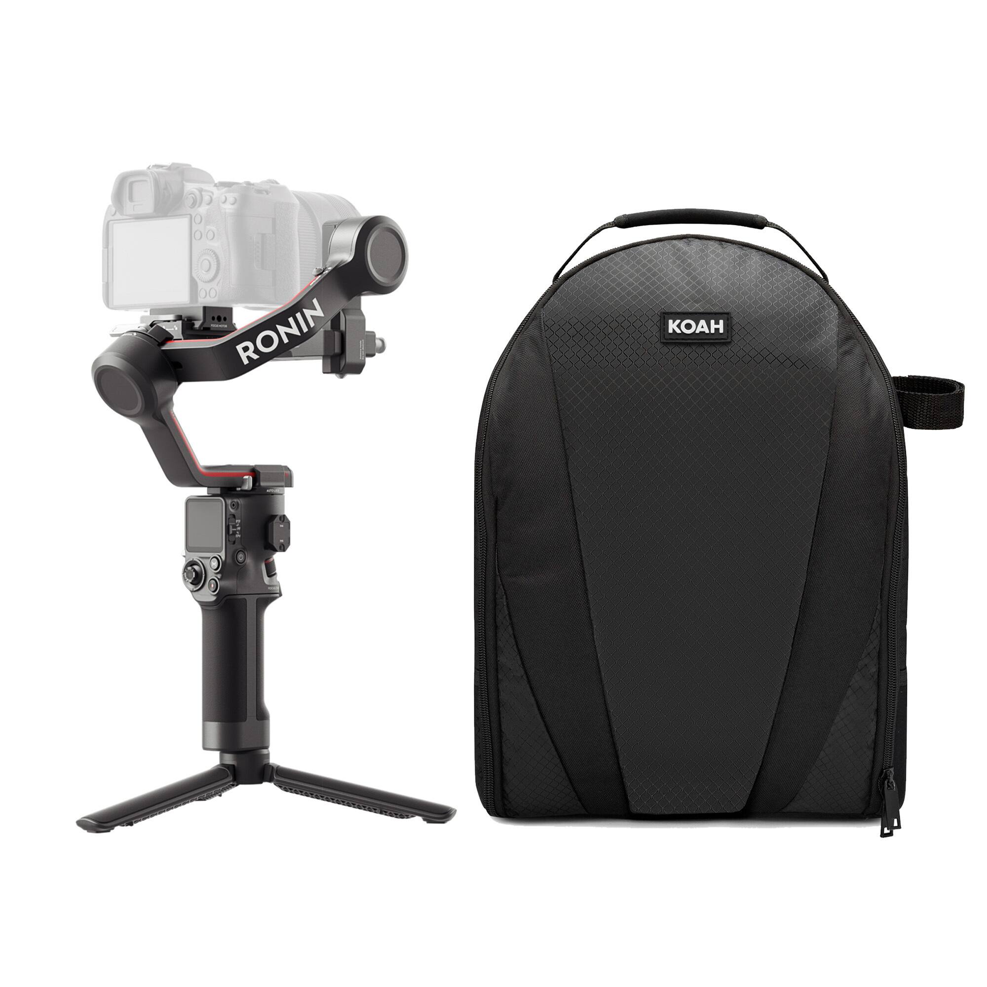 DJI - RS 3 Mini 1.75Lb 1.4-Inch Full-Color Touchscreen Gimbal Stabilizer with Sling Camera Bag bundle