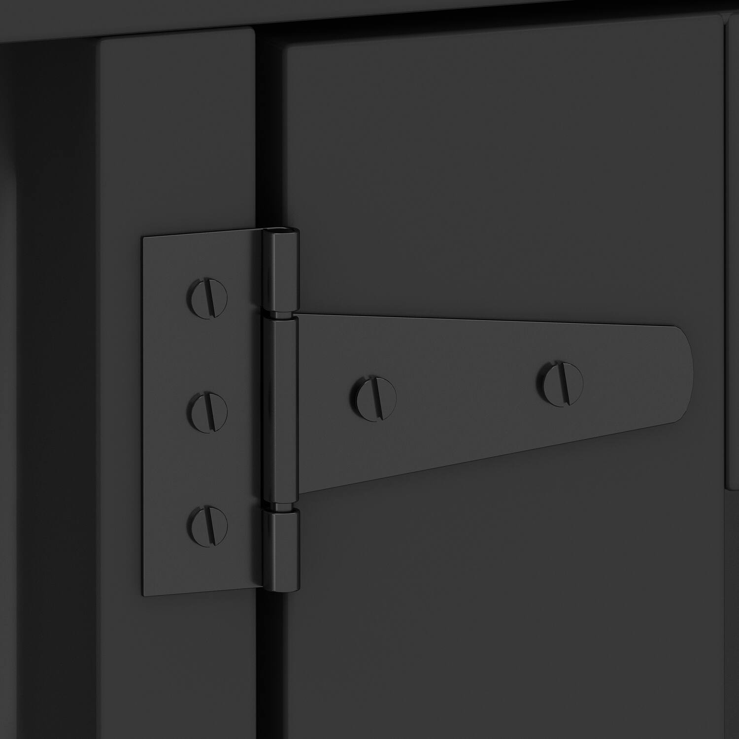 Alt View 10. FUFU & GAGA - Dual Compartment Dog Cage Furniture - Removable Divider & Hidden Storage Drawers.