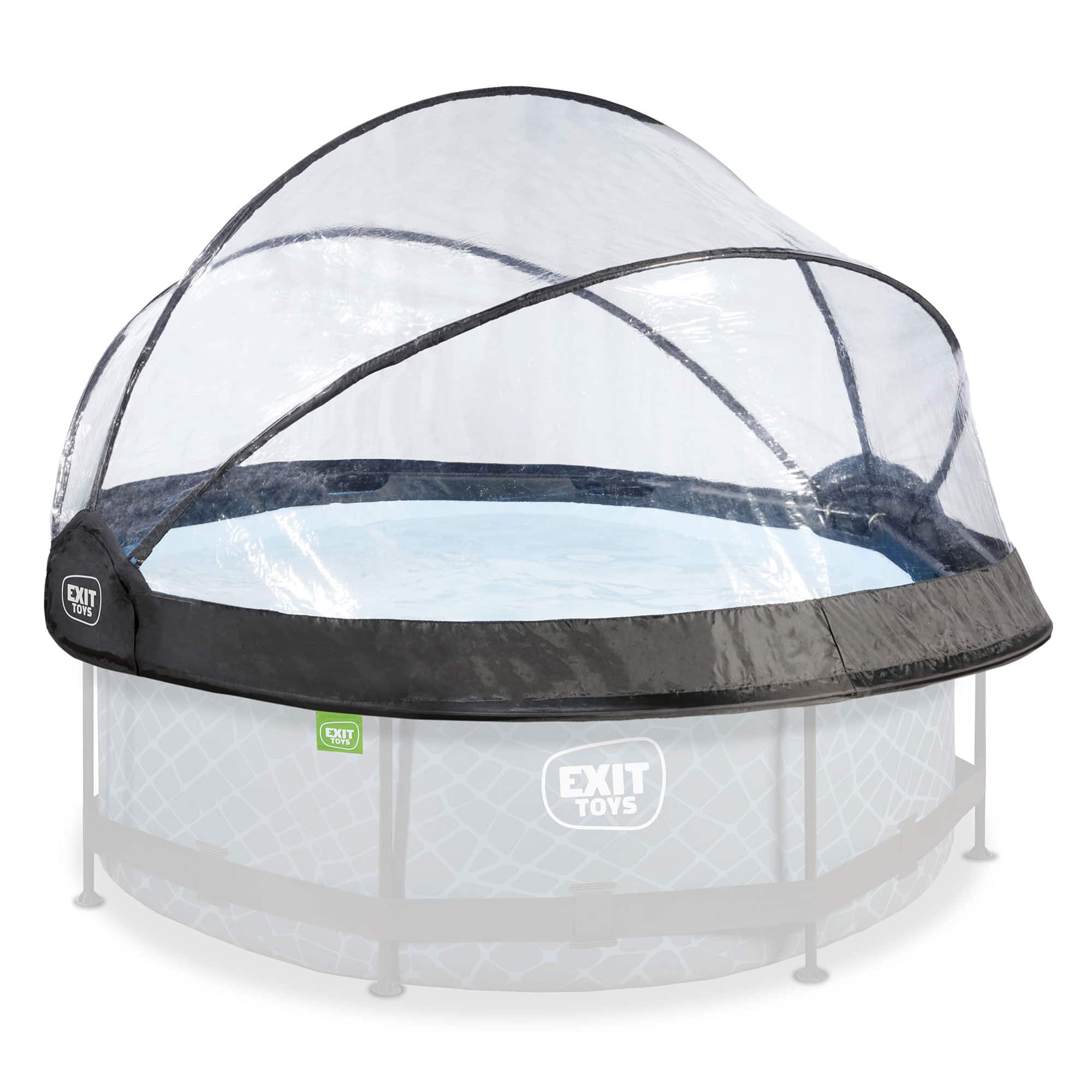 EXIT Toys - 8ft Round Multifunctional Pool Cover Dome for Outdoor Swimming Pools