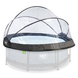 EXIT Toys - 8ft Round Multifunctional Pool Cover Dome for Outdoor Swimming Pools