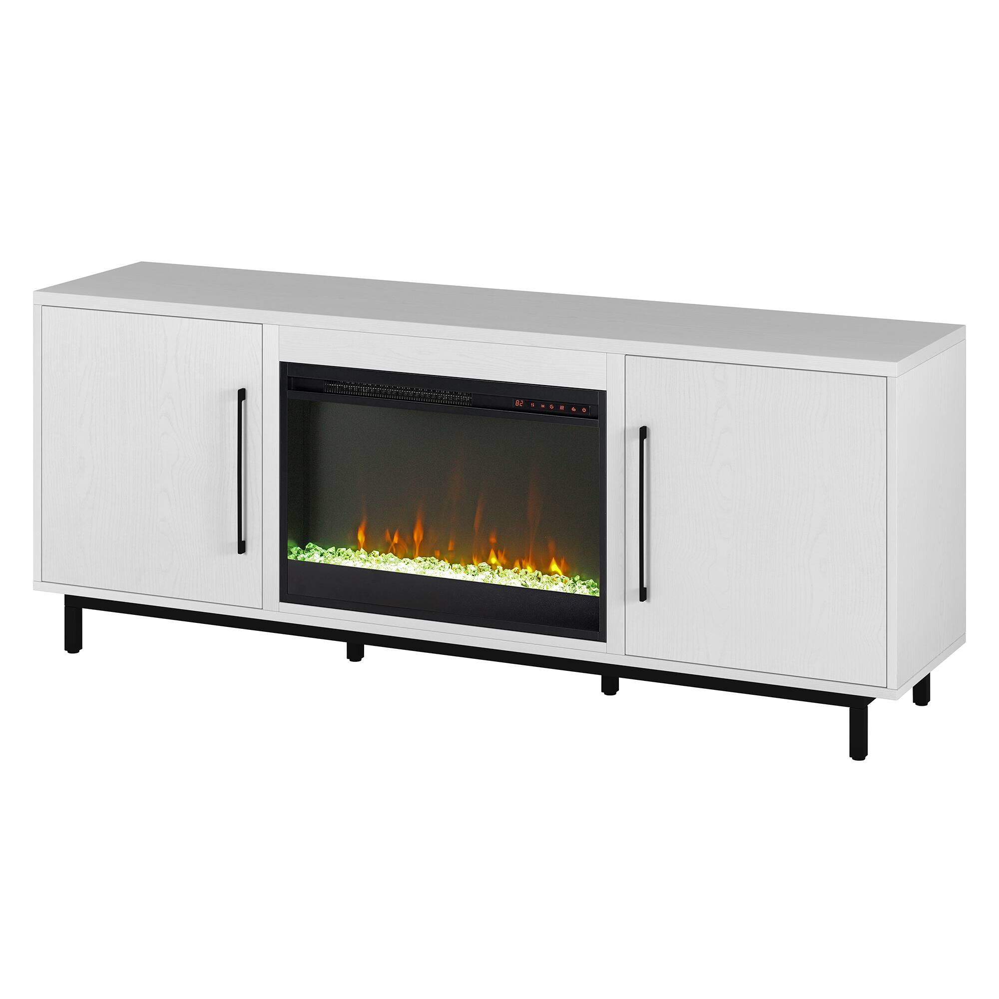 Alt View 14. Camden&Wells - Julian TV Stand for Most TV's up to 75" - White.