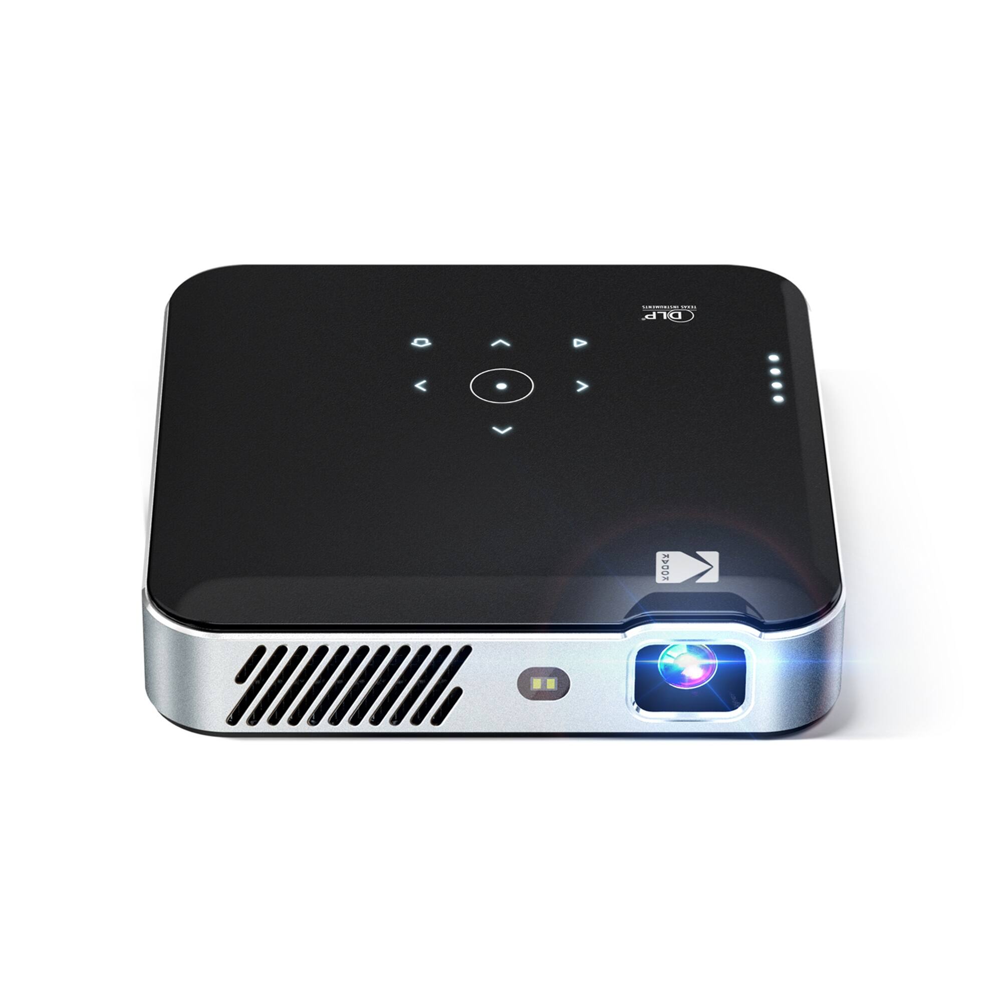 Front. Kodak - Luma 500 Pico Projector, Full HD Smart Projector w/Google TV 11.0, Bluetooth & More - Black.