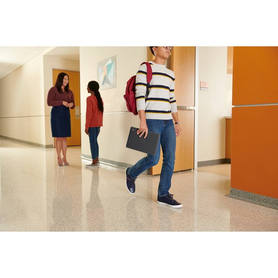 Alt View 8. HP - HP Fortis 11.6" HD 1366 x 768 2 in 1 Touchscreen Chromebook Intel Celeron N5100 8GB RAM 64GB eMMC Intel UHD Graphics - I - Unknown.