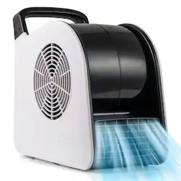 SKONYON - High Airflow Blower Fan with Powerful Motor Adjustable Speeds and Long Power Cord - White