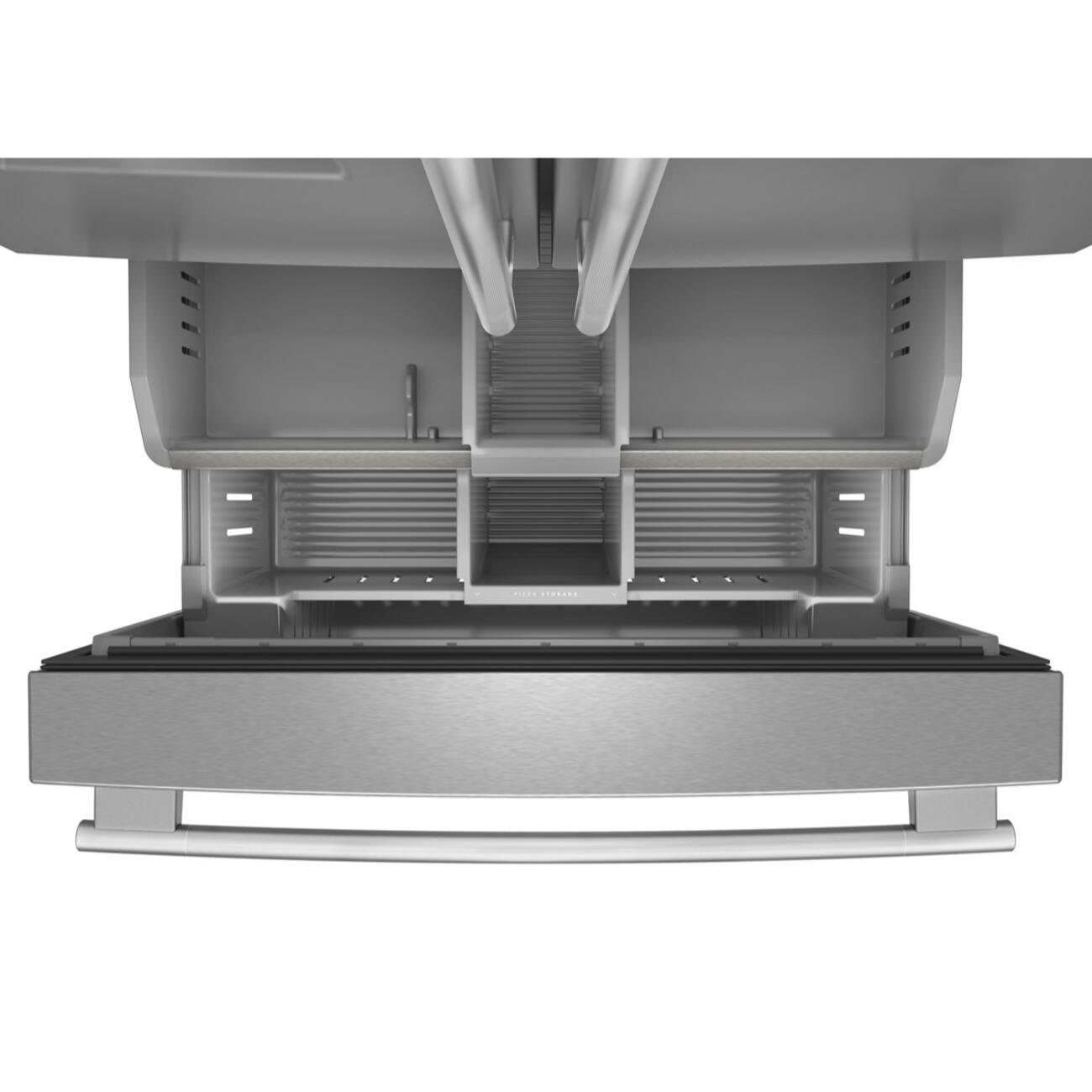 Alt View 11. KitchenAid - 36 in. Wide 30 cu. ft. French Door Refrigerator with Exterior Water and Ice - PrintShield Stainless.
