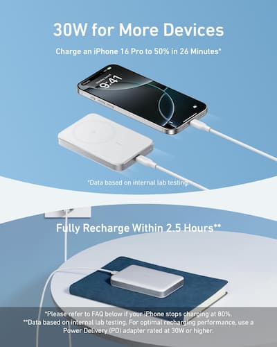 Anker MagGo Power Bank, Ultra Slim 10,000mAh Magnetic Battery Pack Anker MagGo Power Bank, Ultra Slim 10,000mAh Magnetic Battery Pack