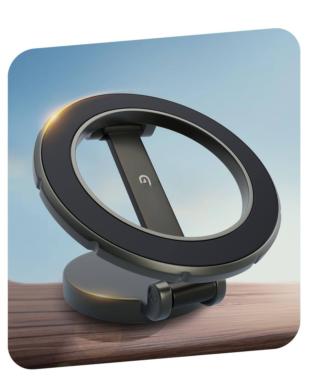 Front. METALTON - Fits Magsafe Car Mount For Dash tesla Screen Ultra Magnetic Phone Holder Adjustable Android metal - Default.