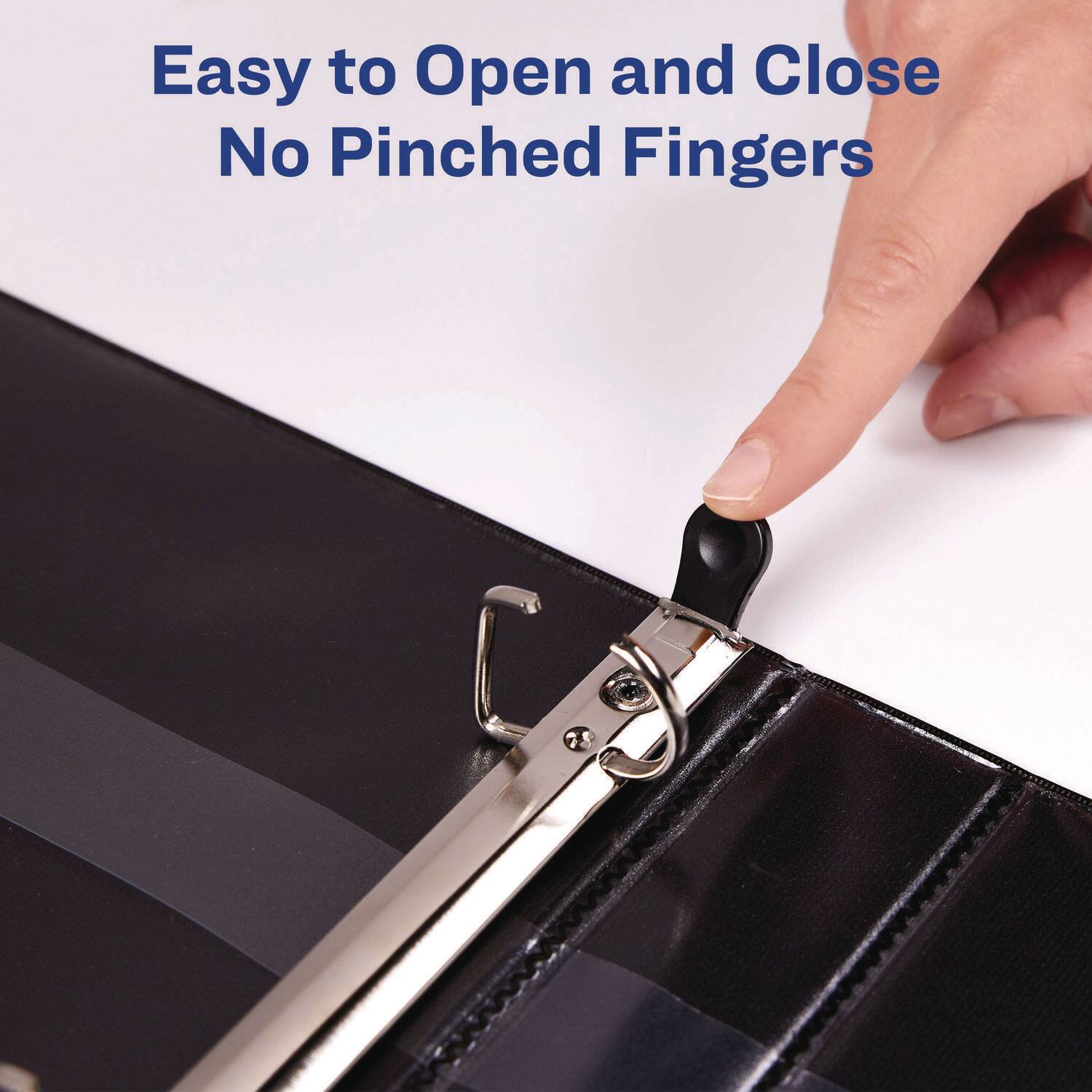 Easy to Open and Close No Pinched Fingers