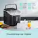 SIMZLIFE
9 Cubes / 6 Mins
1.3Lbs / Ice Basket
26Lbs / 24H
1.2L / Water Tank
Countertop Ice Maker