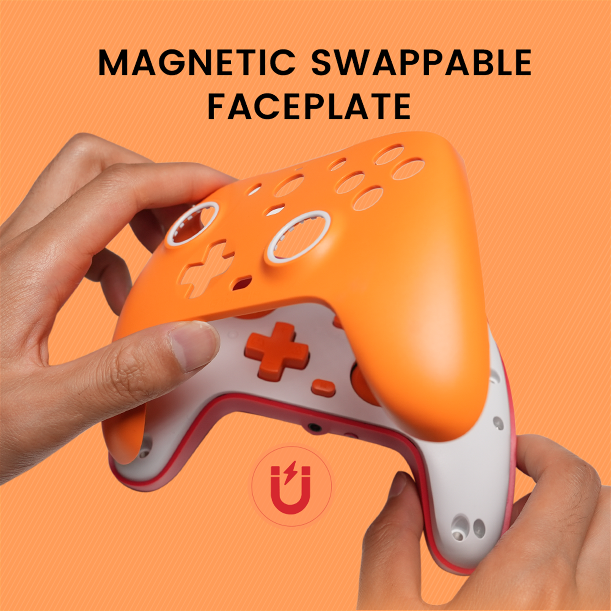 Magnetic Swappable Faceplate + U