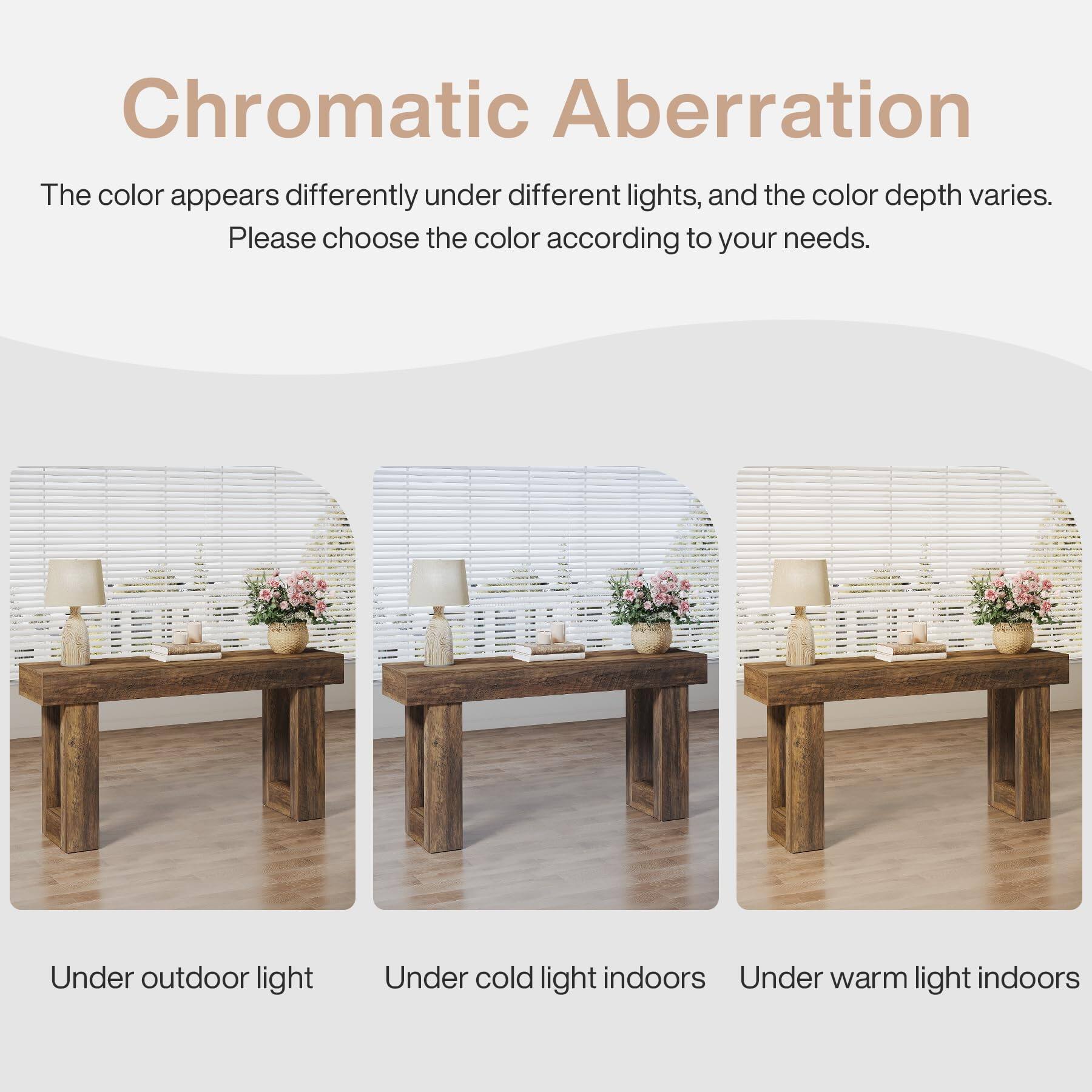 Chromatic Aberration

The color appears differently under different lights, and the color depth varies. Please choose the color according to your needs.

Under outdoor light
Under cold light indoors
Under warm light indoors