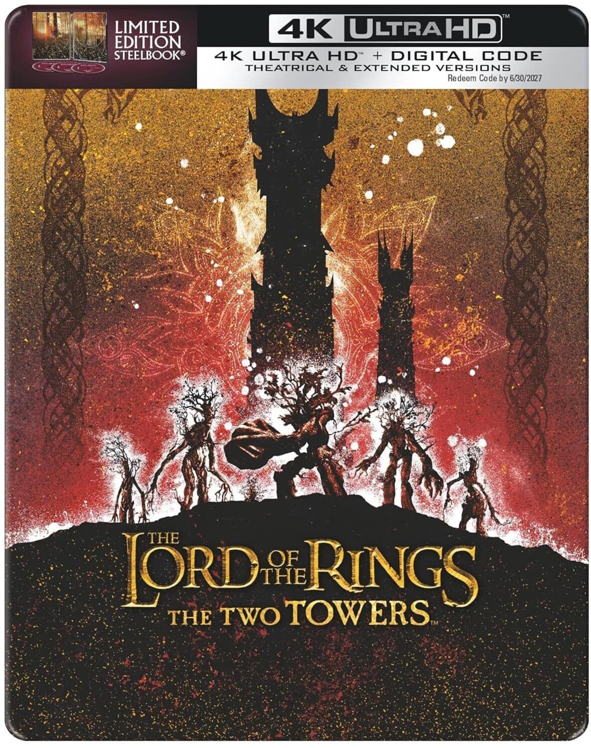 The Lord of the Rings: The Two Towers (Steelbook)  - 4K Blu-Ray