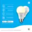 The text on the image is grouped as follows:

1. Brightness Control
2. Multi-bulb Control
3. Control From Anywhere
4. ON/OFF
5. CYNC Soft White
6. Set Scenes/Schedules
7. works with Alexa
8. works with Google Home
9. GE is a trademark of General Electric Company. Used under trademark license.