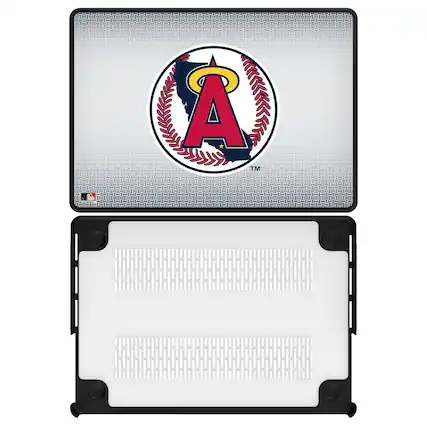 Front. Keyscaper - California Angels Linen MacBook Case - Pro 14 in - Multicolor.
