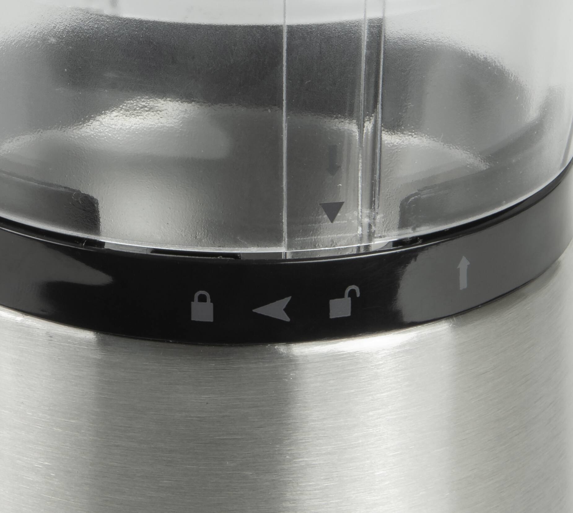 Alt View 1. HomeCraft - Stainless Steel Coffee Grinder - Stainless Steel.