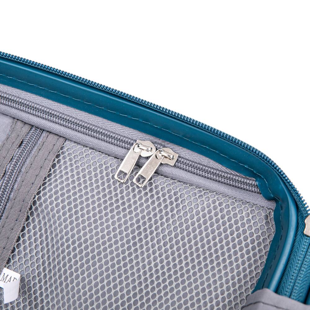 Alt View 8. Ropilly - Ropilly 4 Piece Luggage Set Hardside Spinner Luggage with 14-Inch Cosmetic Case, Blue Suitcase Set - Blue.
