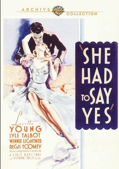 Front. She Had to Say Yes - DVD.