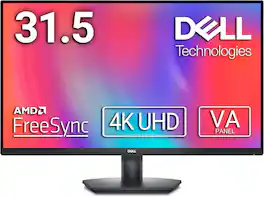 Dell - Refurbished Excellent - 32 Inch 4K Monitor , UHD (3840 x 2160) , 60Hz , SE3223Q - Black