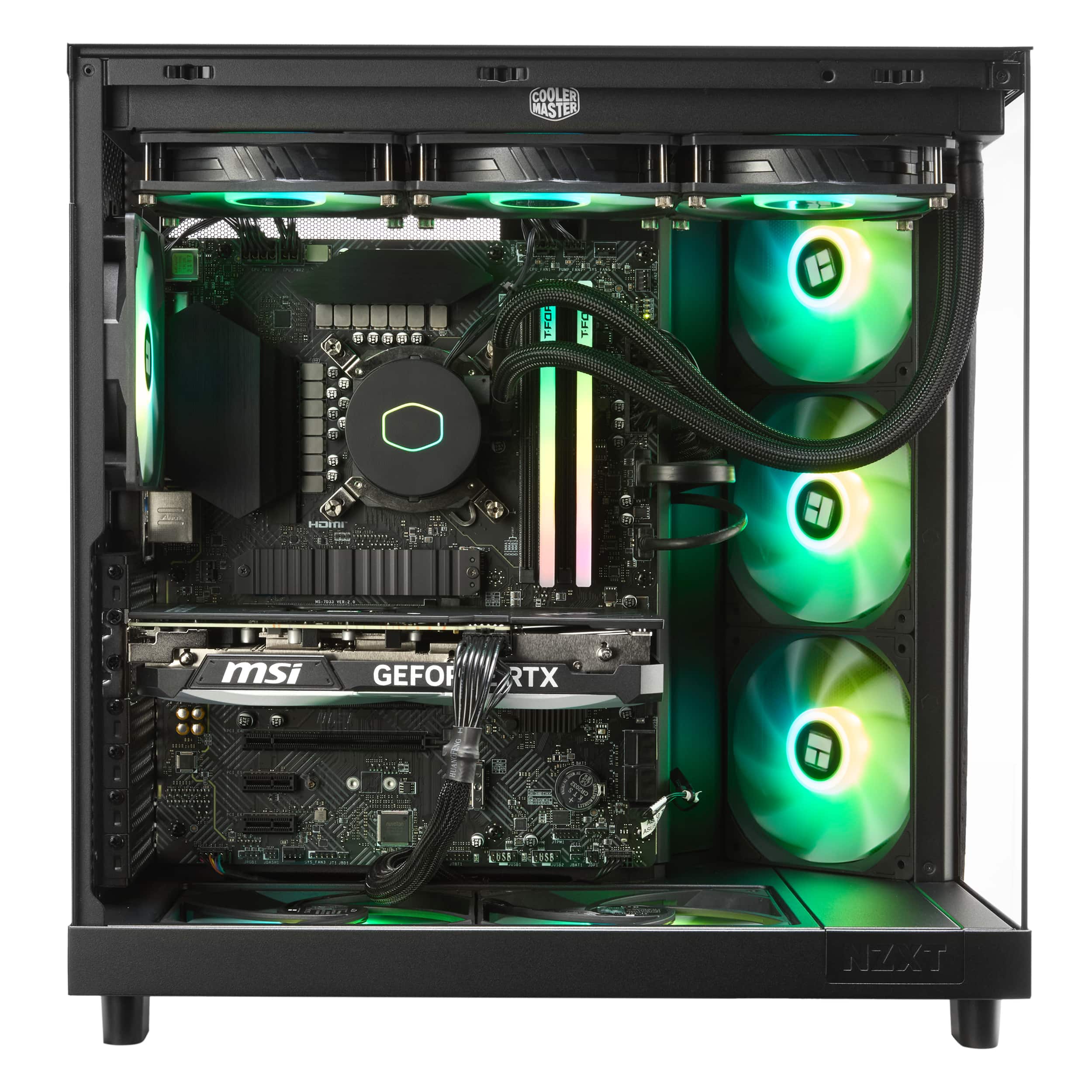 TECHWHIZ - Edge Gaming PC - AMD Ryzen 9 9950X3D – NVIDIA GeForce RTX 5090 – 96 GB DDR5 – 4 TB NVMe SSD – Windows 11 Pro – AI Ready