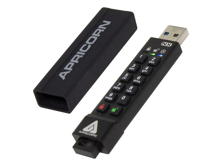 Apricorn 256GB Aegis Secure Key Encrypted USB 3.0 Flash Drive ASK3 NX ...