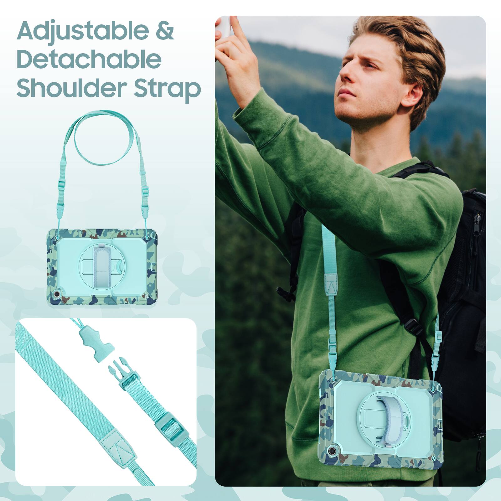 Adjustable & Detachable Shoulder Strap