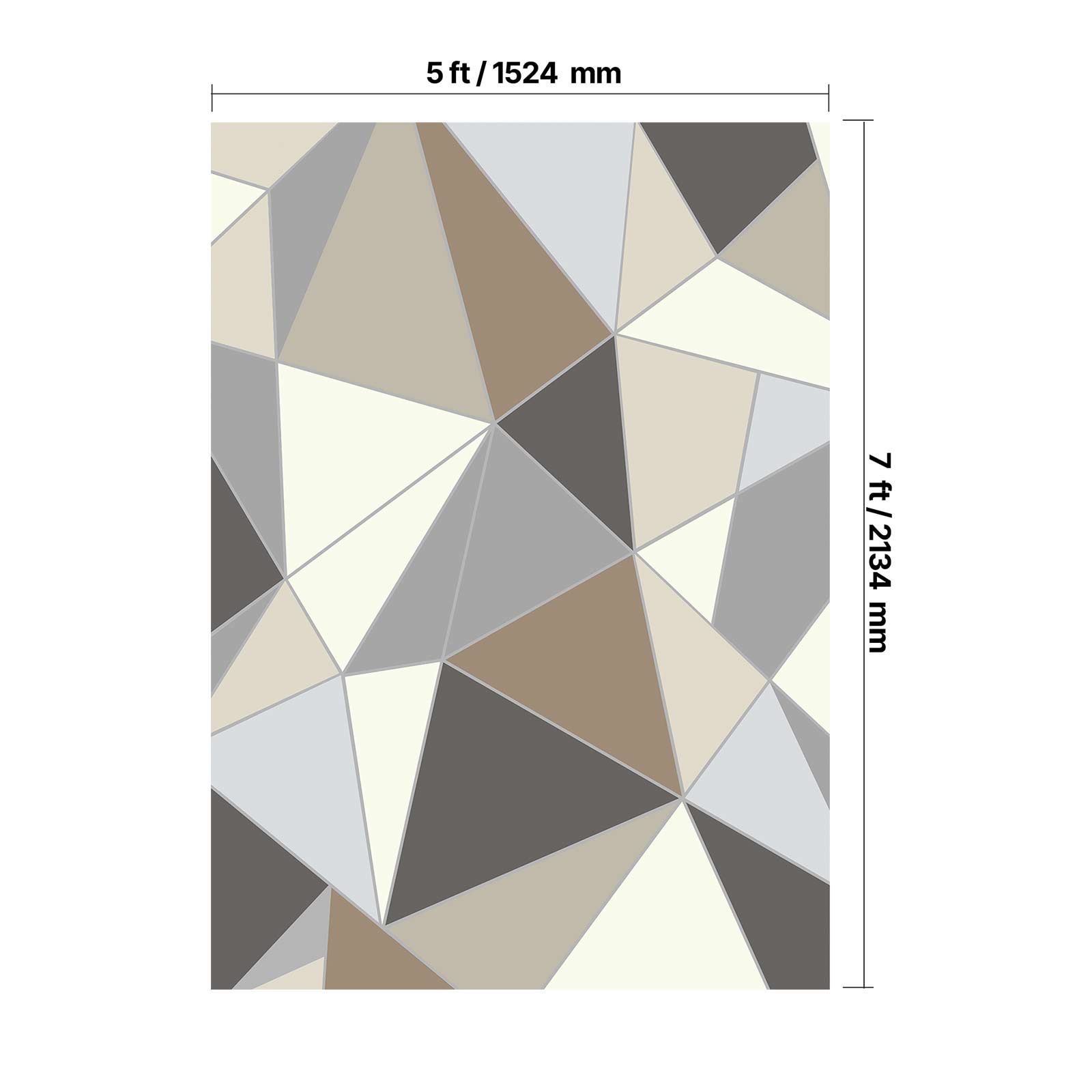 5 ft / 1524 mm
7 ft / 2134 mm