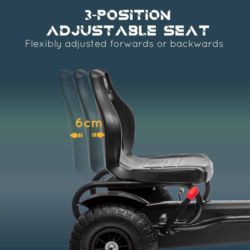 3-Position Adjustable Seat  
Flexibly adjusted forwards or backwards  
6cm